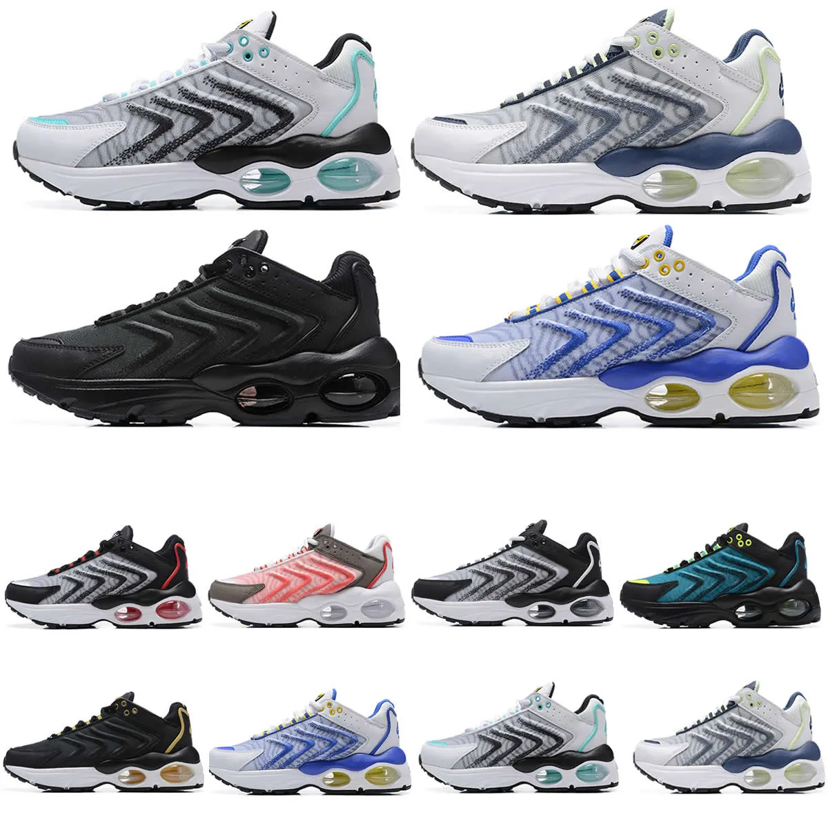 2023 TW GS Hombres Running Shoes Triple Black White Pure Platinum Clay Orange Sunrise Velocidad Azul Oro Navy Pink Red entrenadores Red