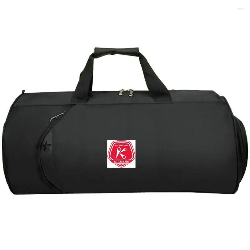 Torby Duffel Richmond Kickers Bag Red Army Football Club Travel Tote Soccer Train Train Rushing Trip Duffle Print Bagage