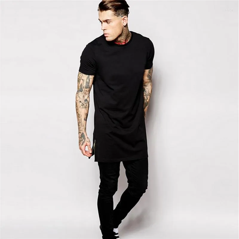 Long top tees mens