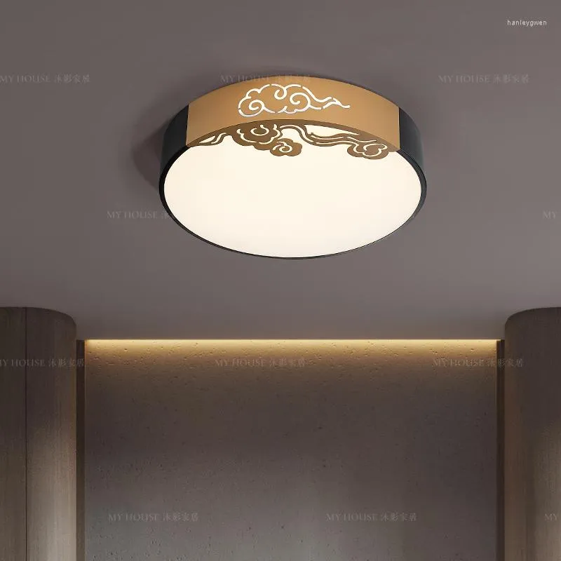 مصابيح السقف على الطراز الصيني مصباح كلاسيكي للدراسة غرفة نوم غرفة شاي معيشة