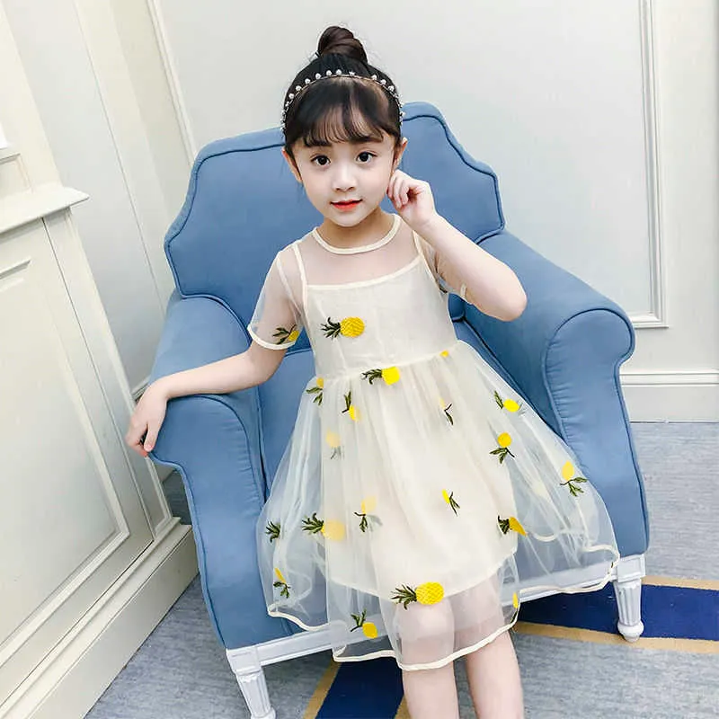 Girl's Dresses Dress Girl Summer 2023 New Children's Clothing Casual Elegant Princess Party Flower Dress 2 To 12 Years Old Kids Casual Clothes R230222