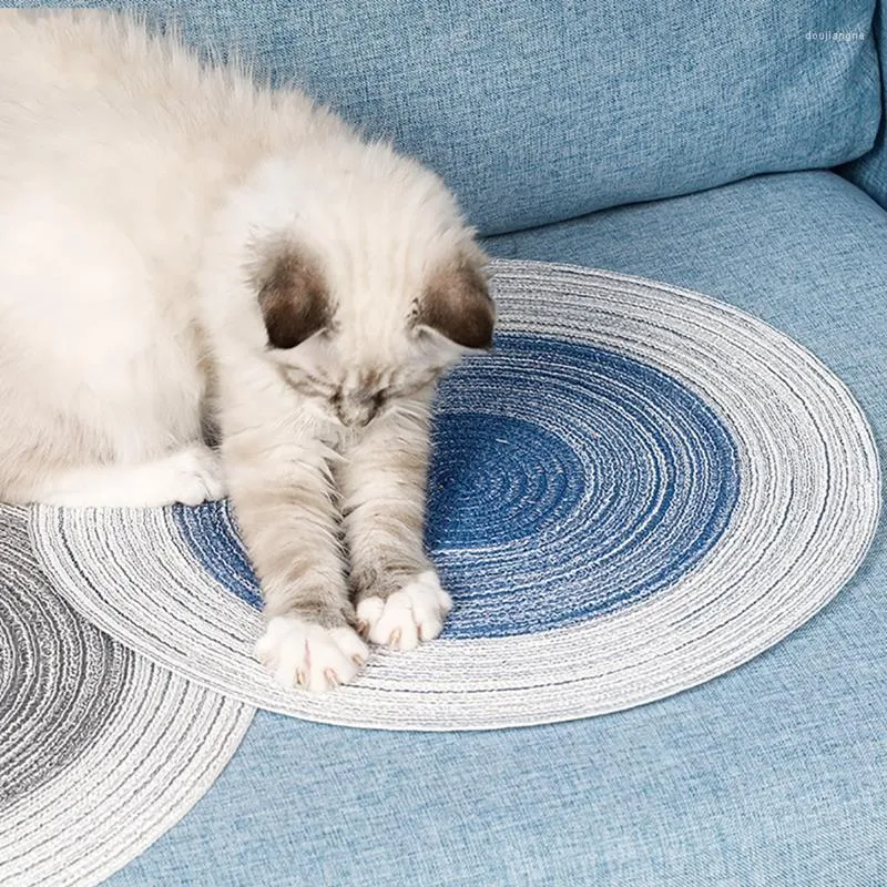 Katbedden Scratcher katoenen draad 1 stks kitten krabbestje bord speelgoed slaapmat voor huisdiergame slijpspijkers beschermen meubels