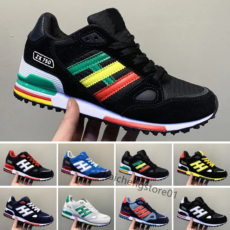 2023 Wholsale Editex Originals ZX750 스니커즈 남성 운동화 S ZX 750 남성 여성 플랫폼 운동 패션 캐주얼 카우저 36-45 B81