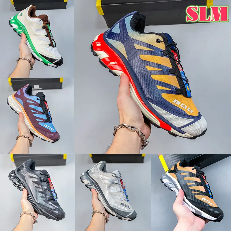 Neue SLAB XT-4 ADVANCED Outdoor-Laufschuhe, Bockshornklee, Tabak, Braun, Beige, Grün, Dreifach-Schwarz, Weiß, Silber, Tiefblau, Top für Herren und Damen, Sport-Designer-Sneaker