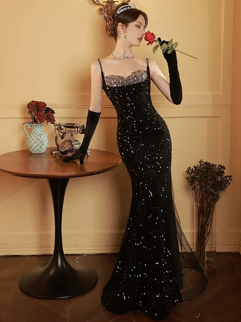 Black and hotsell bling party dresses