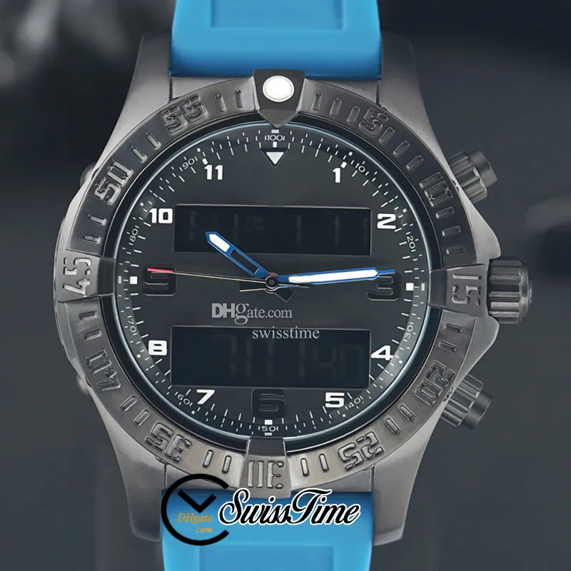 Cronografo al quarzo svizzero professionale Aerospace Evo Orologio da uomo Mariner quadrante blu GMT Secondo fuso orario Funzione Allarme Conto alla rovescia265Y