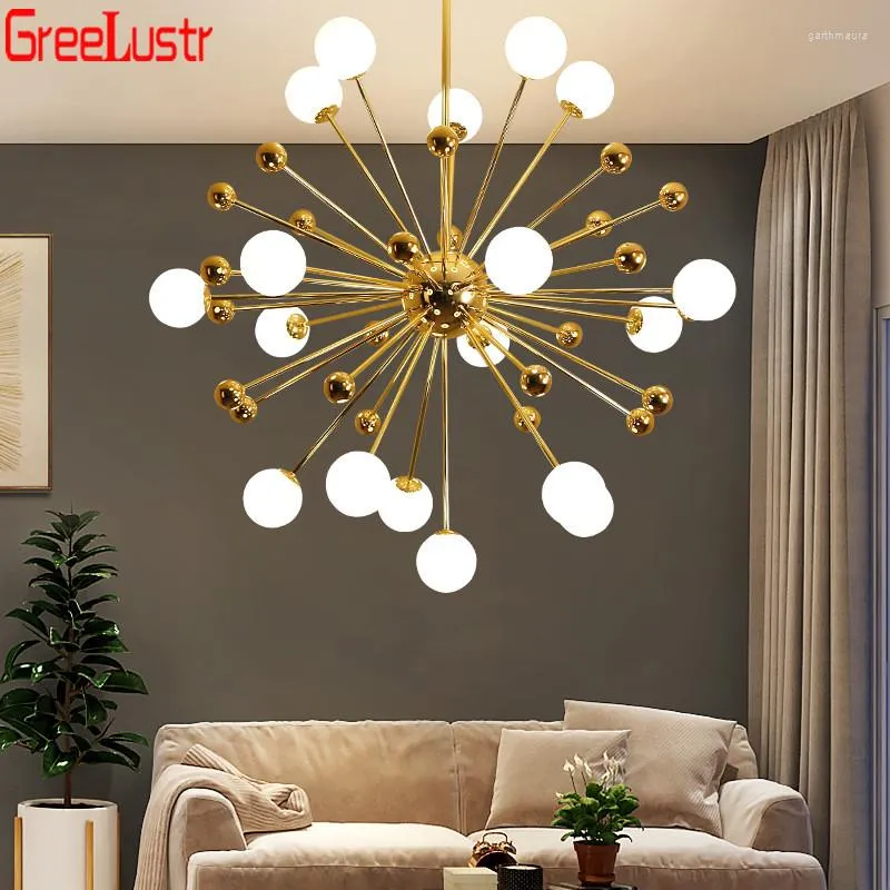 Chandeliers Modern Gold Chandelier Fixtures Creative Design Indoor Ceiling Light Suspension Luminaire Loft Led Pendant Hanging Lustres