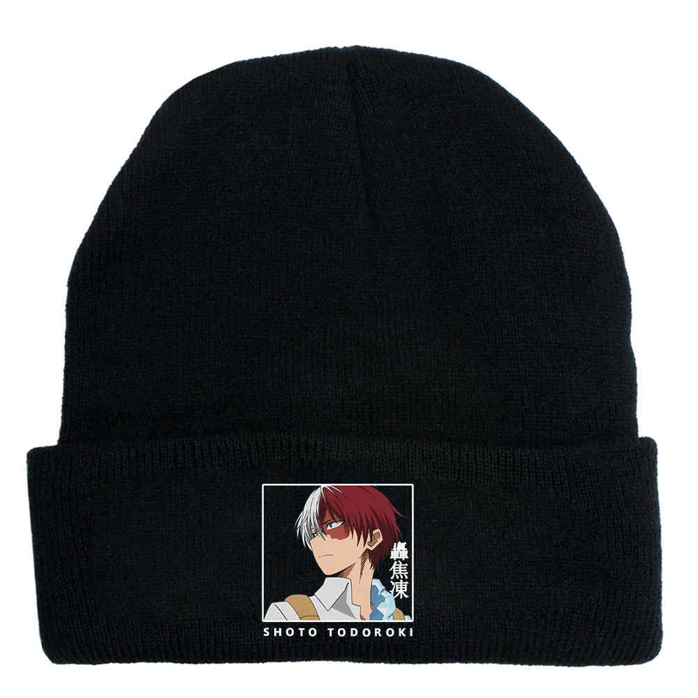 Cartoon Cute Beanie Women Winter Warm Bonnet Caps Unisex Pieghevole lavorato a maglia Hip Hop Outdoor Uomo Skullies Cappello Z0303274T