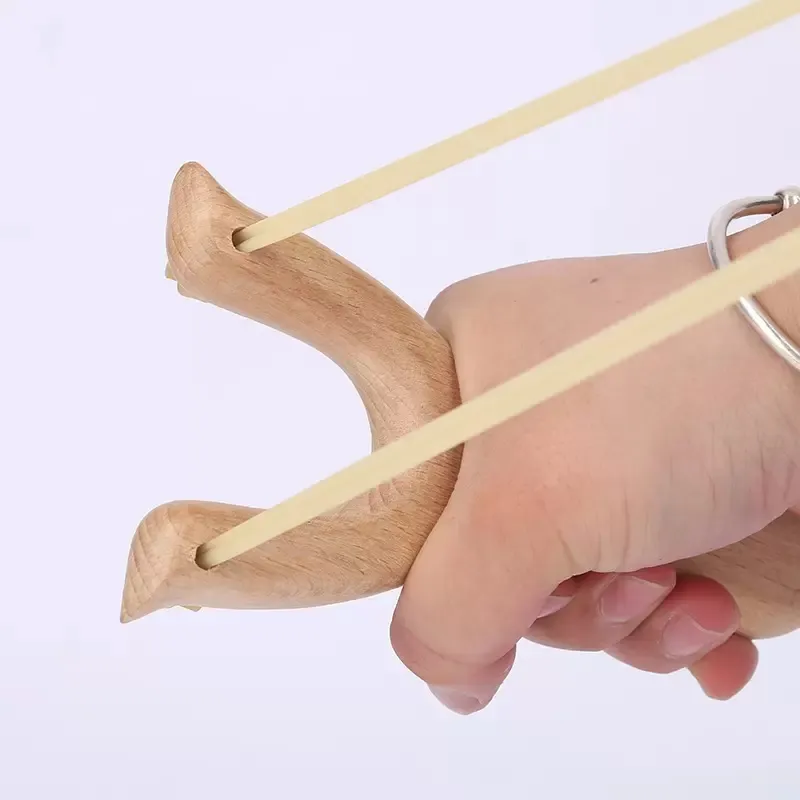 Tradizionale catapulta tiro con l'arco fionda caccia fionda