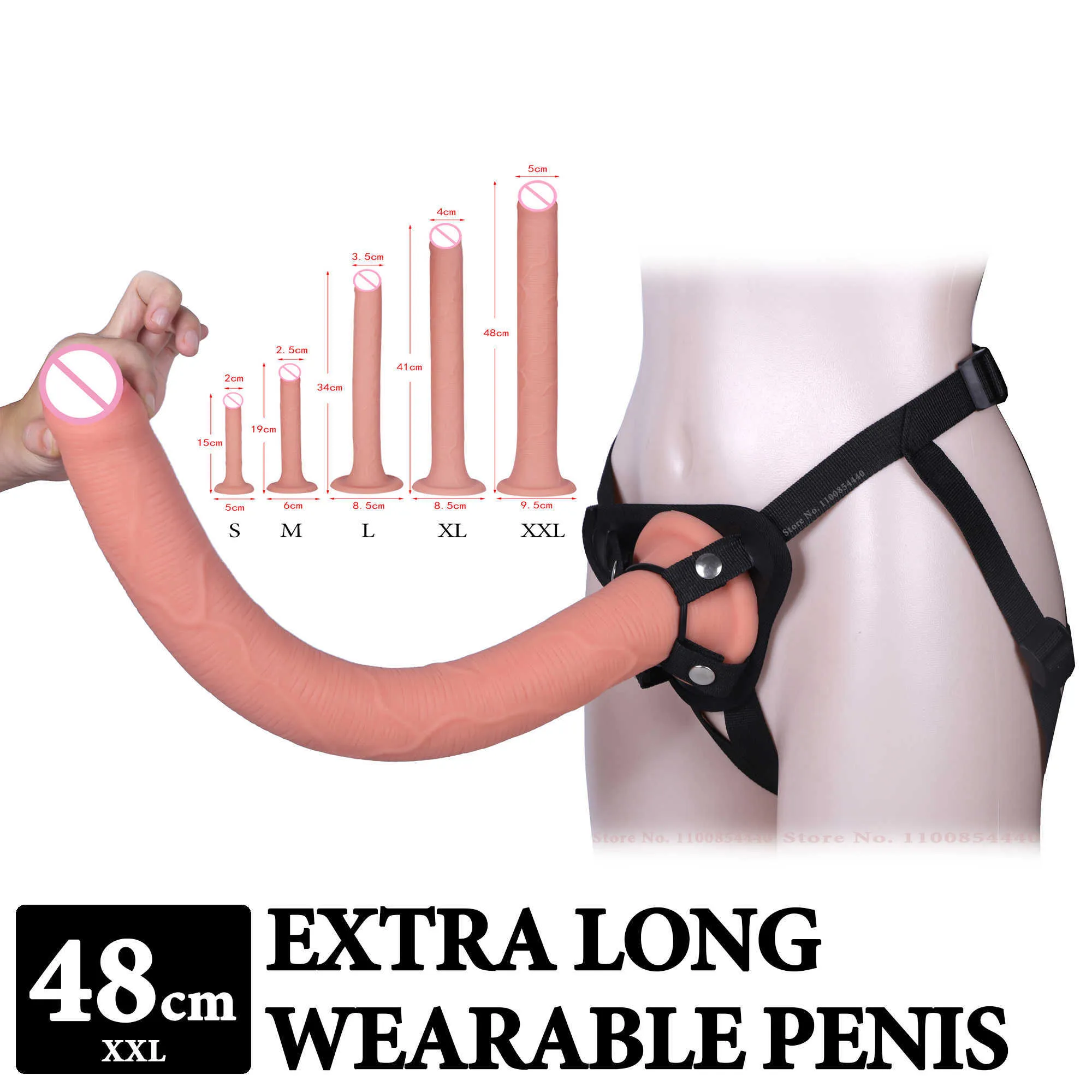 Dildo / Dong Super Long Realistico Dildo Morbido Silicone Grande Pene  Cavallo Cazzo Ventosa Giocattoli Del Sesso Le Donne Uomo Lesbiche Strapon  Masturbatori L230303 Da 26,48 €