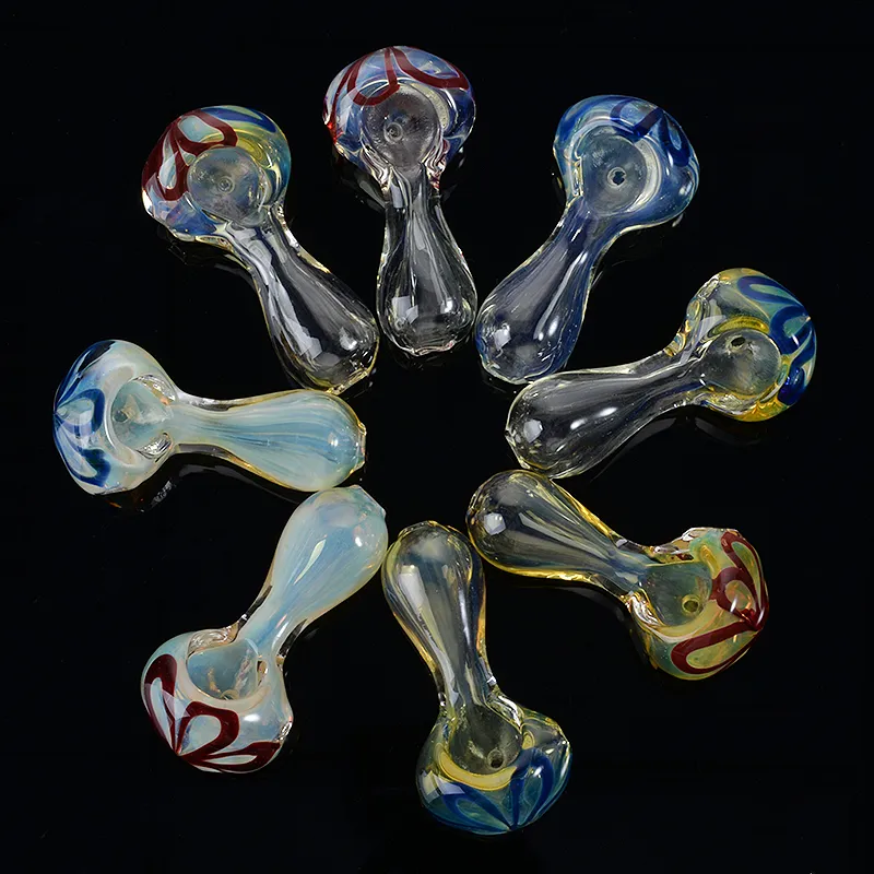 Unique Round Shape Smoking Pipes Oil Burner Wate Bong Accessories Colorful Pyrex Glass Dab Oil Rigs Hookahs Handful Pipe Wholesale GP1007