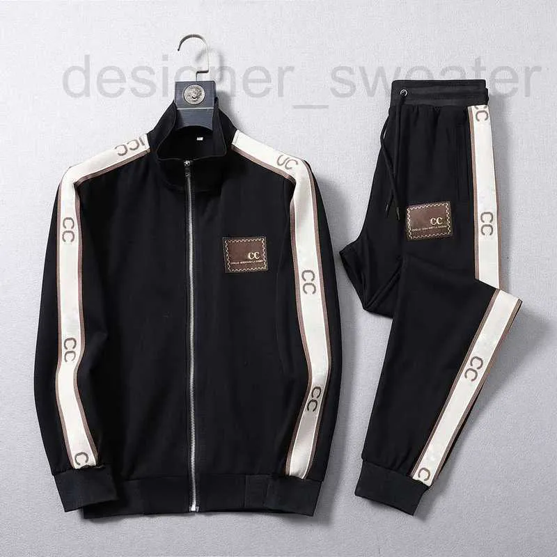 Men's Tracksuits Designer Hoodie Sets Sweatshirts And Pants Jumpers Suits Spring Autumn Tracksuit With Letters Budge Black Blue 57JJ