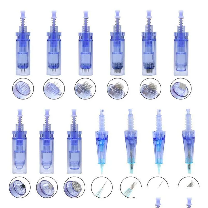 Altri strumenti per la cura della pelle Microneedle elettrico Dr.Pen Cartucce per aghi a baionetta 1/3/5/7/9/12/36/42/Nano A1 Suggerimenti Drop Delivery Health Bea Dhfi5