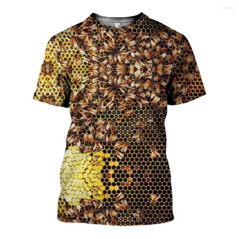 Männer T Shirts Drop 2023 Sommer Mode T-shirt Insekt Biene Gedruckt Männer Frauen Oansatz Tops Casual Harajuku 3D T-shirt