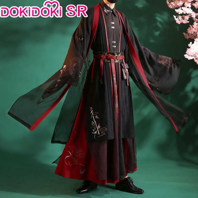 Mo Dao Zu Shi Cosplay Kostüm – Wei Wuxian / Lan Wangji – Anime Hanfu Outfit Mit Mantel, Oberteil, Rock, Gürtel & Haarband – Für Halloween & Conventions Mo Dao Zu Shi Cosplay Kostüm – Wei Wuxian / Lan Wangji – Anime Hanfu Outfit Mit Mantel, Oberteil, Rock, Gürtel & Haarband – Für Halloween & Conventions
