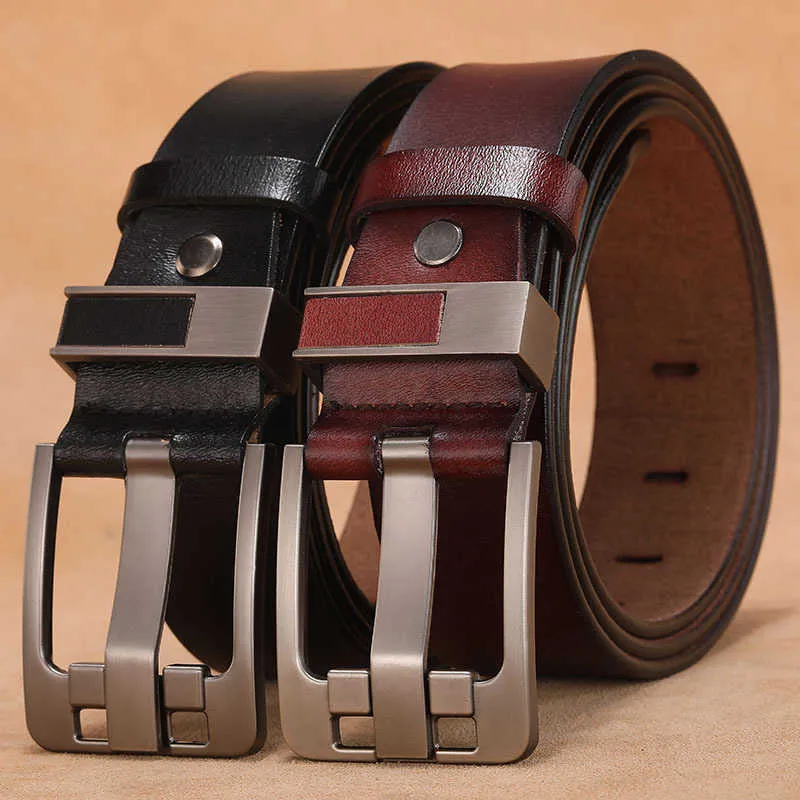 Riemen mannen riem echt lederen luxe hoogwaardige hoge kwaliteit plus groot formaat 130 140 150 cm zakelijke pin buckle riem heren jeans accessoires man z0228