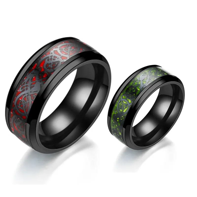 Dragon Ring For Men Women Wedding Stainless Steel Jewelry