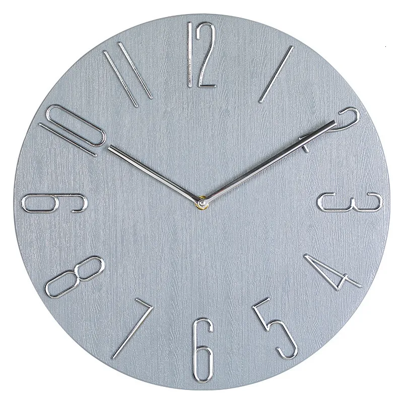 Настенные часы модные часы гостиная простая 12 -дюймовая стена часа дома