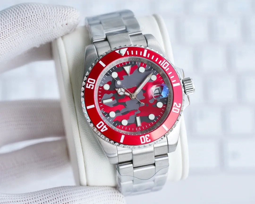 Luxury Military Camouflage Dial Sapphire Swimming Designer Sonata