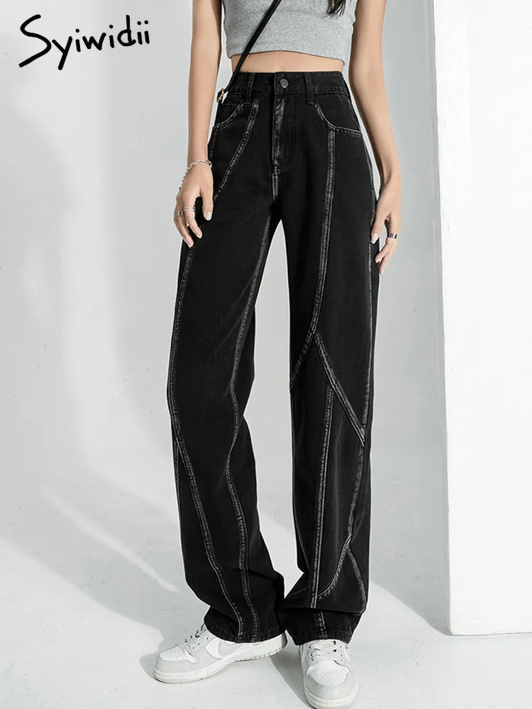 DHgate.com:High Waisted Jeans: Y2k Baggy Denim Pants