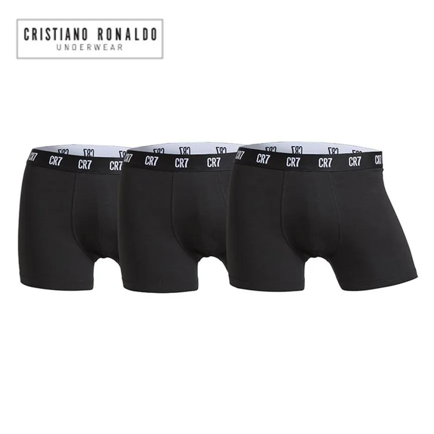 Cristiano Ronaldo Cr7 Men's Boxer Shorts Underwear Cotton Boxers Underpants  Brand Pull in Male Panties