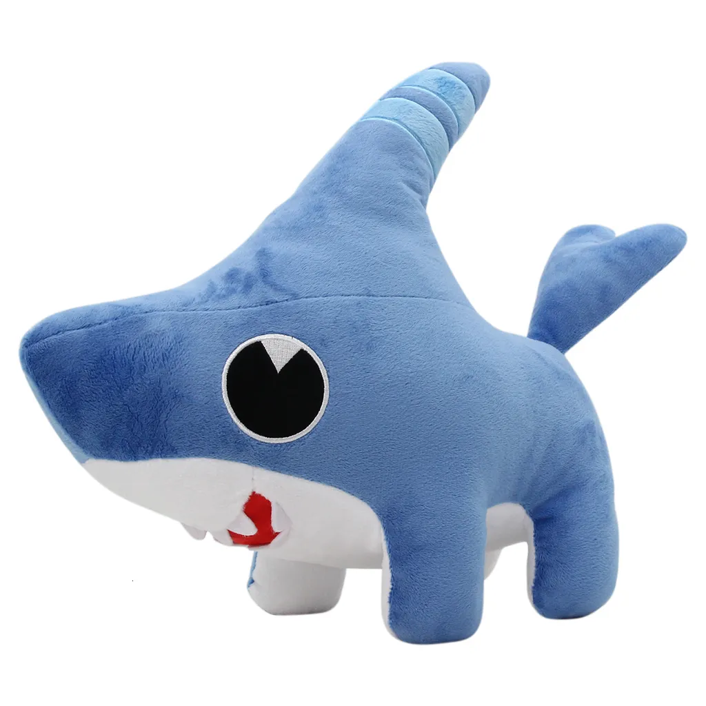 Cute Shark Dog Plush Toy 28cm Soft Blue Shark Stuffed Animal Perfect Birthday Gift for Girls