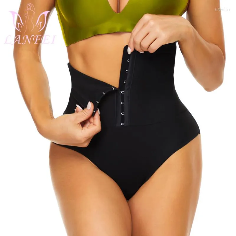 Damen Shapers LANFEI Hohe Taille Shaper Gürtel Panty Für Frauen Bauch-steuer Haken Abnehmen Bauch Körper Mesh Tanga Hose Höschen