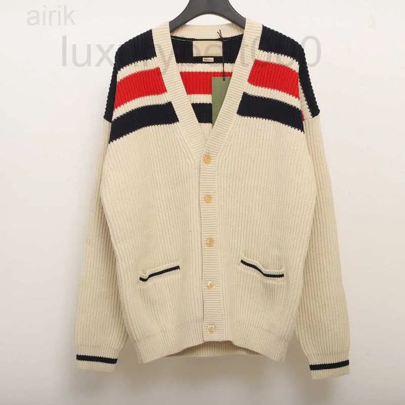 Men's Plus Tees & Polos Designer New Jacquard Letter Knitted Sweater In Autumn Winter Acquard Knitting Machine E Custom Jnlarged Detail Crew Neck 2XL I7RB