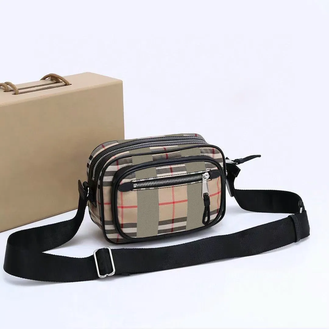 Man Burbrery Vintage Check TB Camera Bag Designer Luxury Crossbody