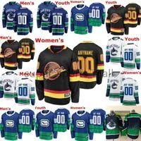 Hockey Jerseys Vancouver''Canucks 6 Brock Boeser 40 Elias Pettersson 53 Bo Horvat 35 Thatcher Demko 43 Quinn Hughes 88 Nate Schmidt Stitched Jersey