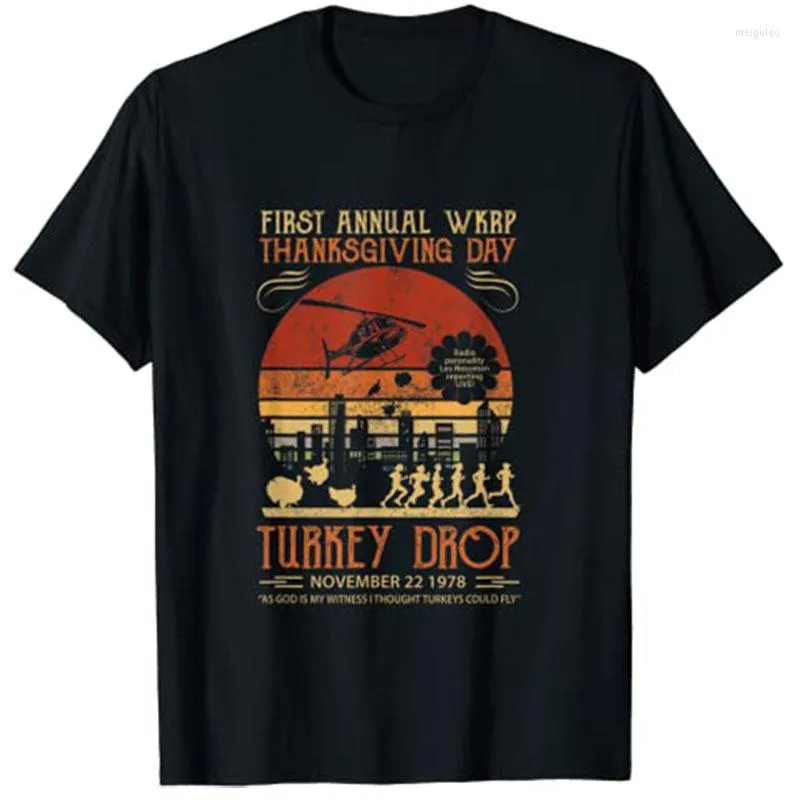 Kvinnors T-skjortor Första årliga Thanksgiving Day Turkiet Drop 22 november T-shirt Grafiska tee-toppar