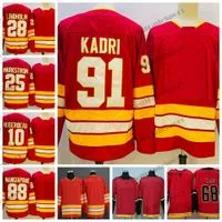 Mens 10 Jonathan Huberdeau Hockey Jerseys 91 Nazem Kadri 28 Elias Lindholm 25 Jacob Markstrom 88 Andrew Mangiapane 68 Jaromir Jagr Classic