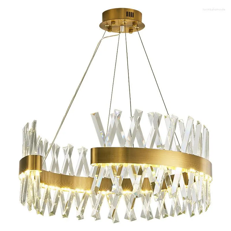 Lustres Dimmable LED Luminaire Lustre Haut De Gamme Lustre 2023 Lampe Suspendue De Luxe Appareil Ménager Décor Différents Styles