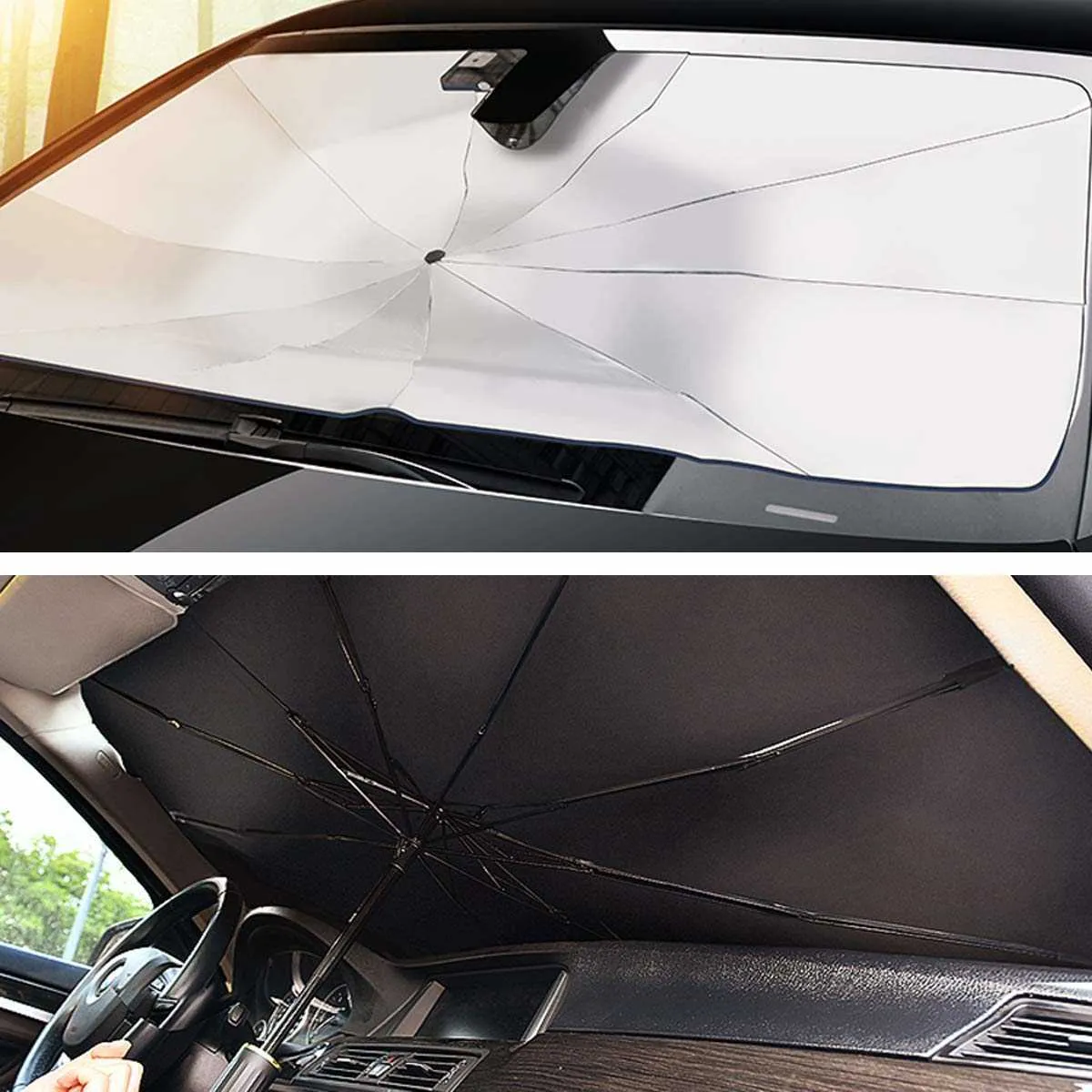 140 cm Auto Windschutzscheibe Faltbarer Sonnenschutz Visier