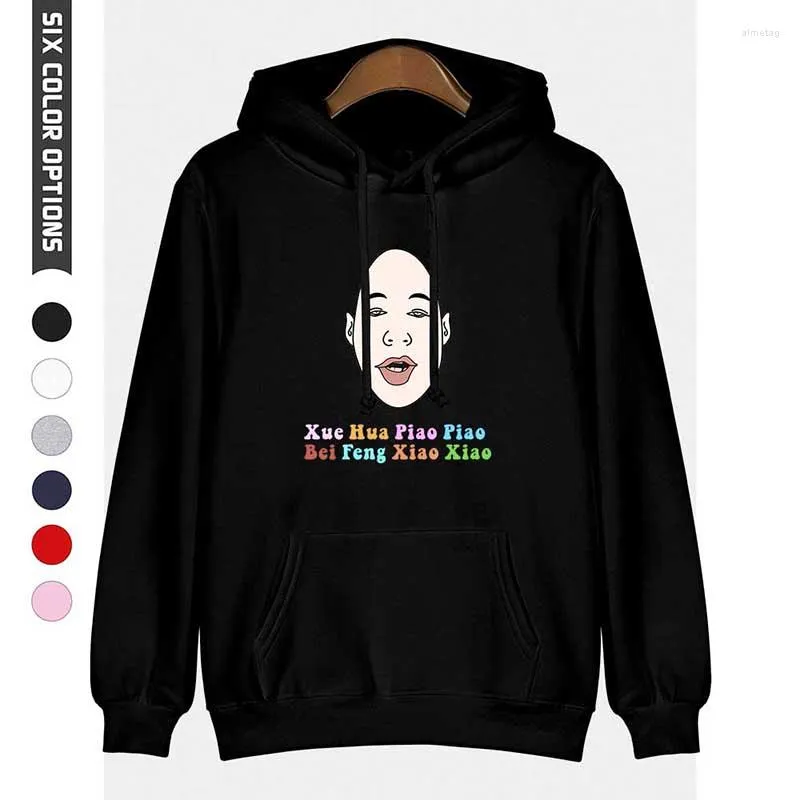 Heren Hoodies Xue Hua Piao Bei Feng Xiao Sweatshirts Men Dames Dames Hooded Pullover Pocket Lange Mouw Harajuku Hoodie Hoody Tops