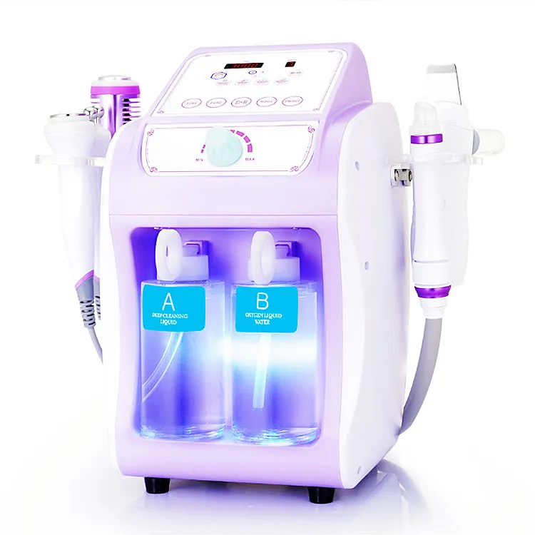 Schoonheidsartikelen 6 in 1 hydrowater microdermabrasie /dermabrasie gezichtszorgmachine