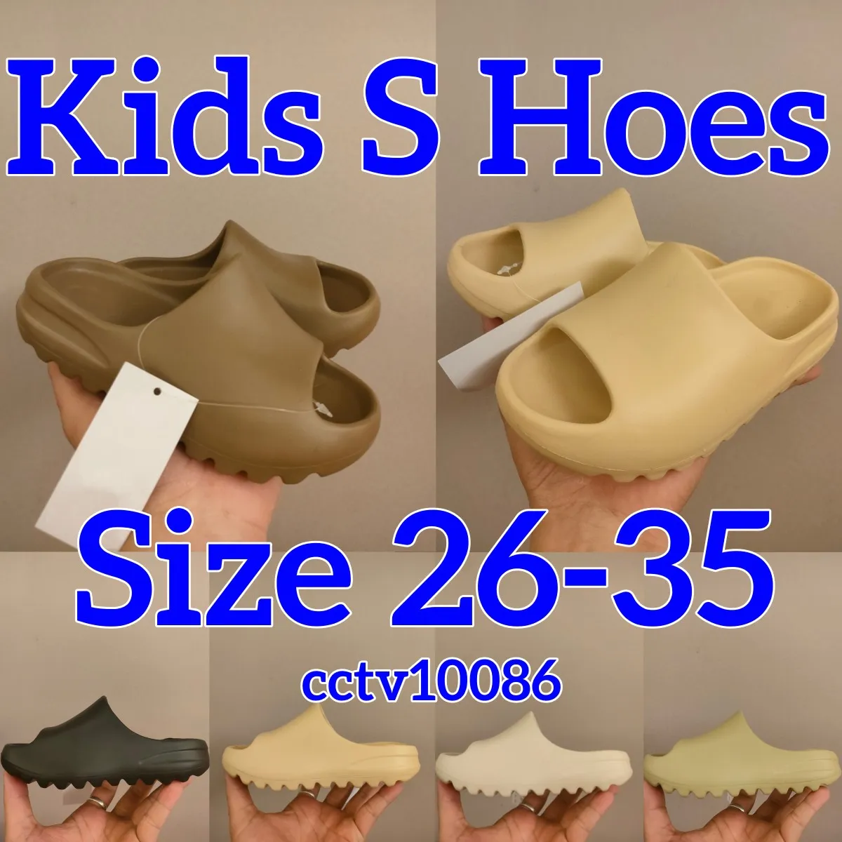 Save Big on Bulk Slippers Kids Kids Foam Slides Sandals Breathable, Non Slip EVA Slippers For Boys Girls, Unisex Toddler Youth Sneakers, 2024 Spring