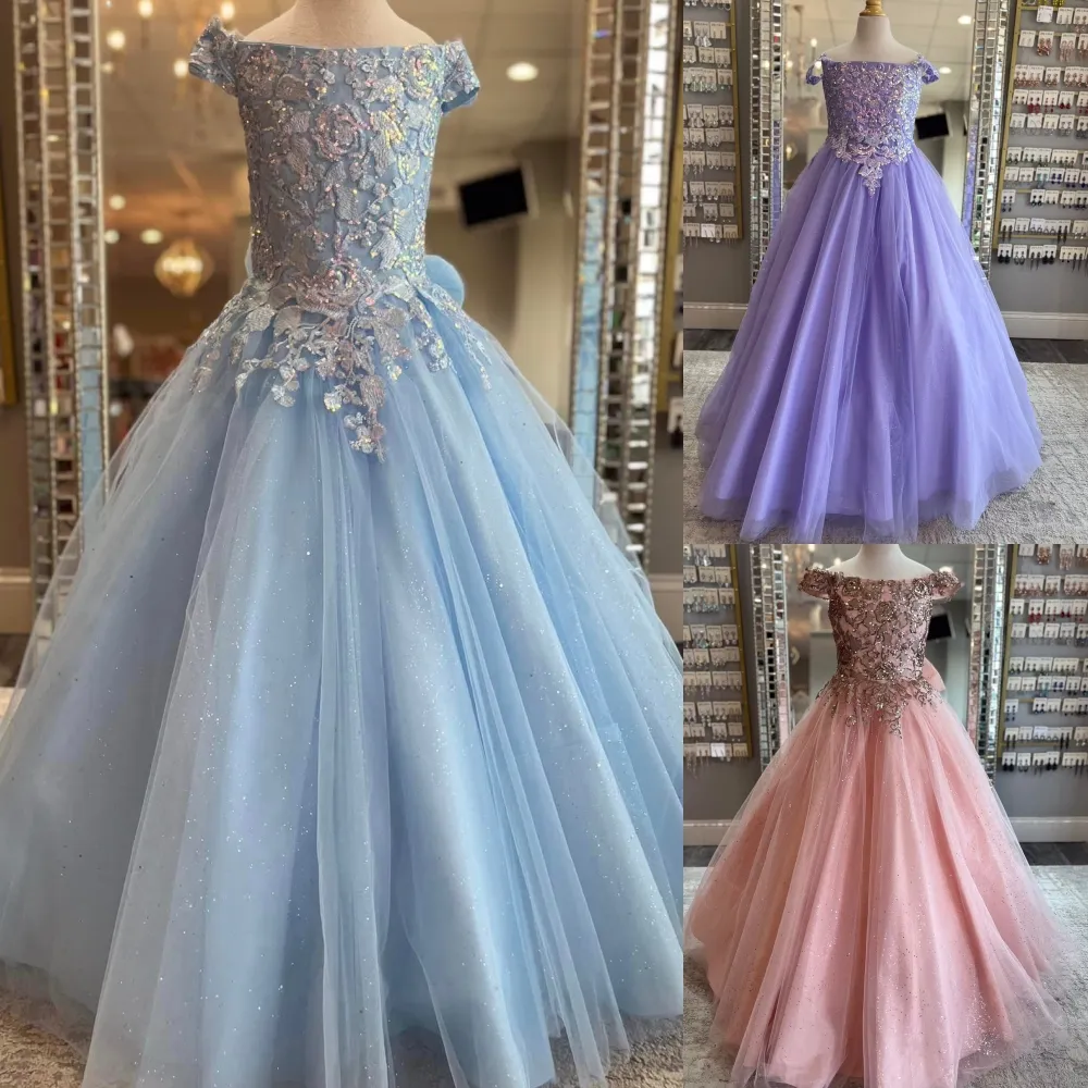 bluegirl dress Dusty Blue Girl Dress with Pearls, Tulle Gown Dress, Puff Sleeves Dress, Toddler Tutu Dress, Alice in Wonderland Dress, Birthday Party Dress