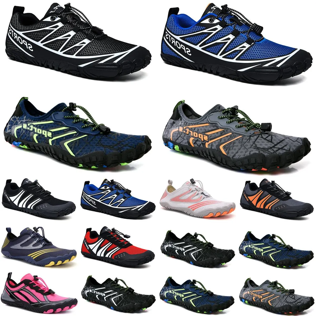 HotWater Purple Black 2023 Shoes Beach White Women Men Shoes Swim ...