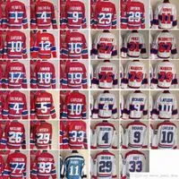 Montreal''Canadiens''New Retro Ice Hockey Jerseys 18 Serge Savard 19 Larry Robinson 23 Bob Gainey 26 Naslund Dryden Roy Turgeon 79 Markov Cup