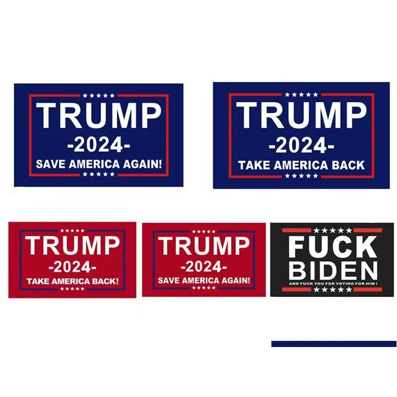 Banner Flags Trump Election Flag 2024 Donald Keep America Great Again