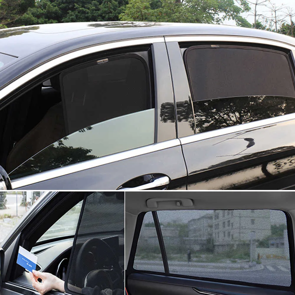 Kia Carnival KA4 Rear Window Sunshade Legal Visor For Side Windows, Front And Rear