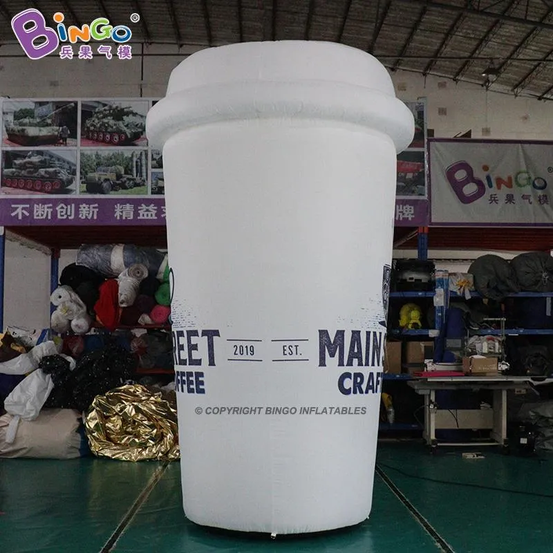 Newly Design 3M Height Advertising Inflatable Coffee Bottle Cup