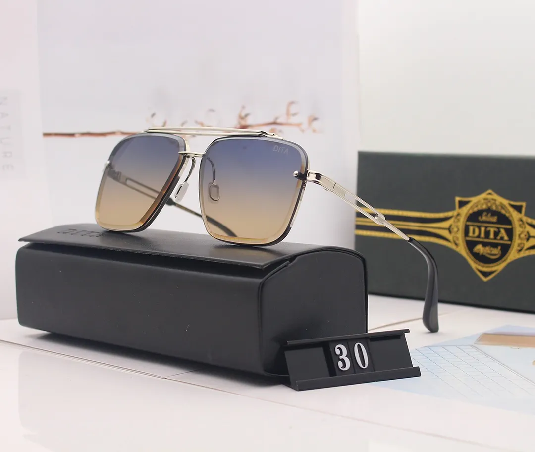 Dita Sunglasses Square Trendy Women Sunshreen Wszechstronny temperament obce spolaryzowane UV mocne światło Ultra Lekkie okulary