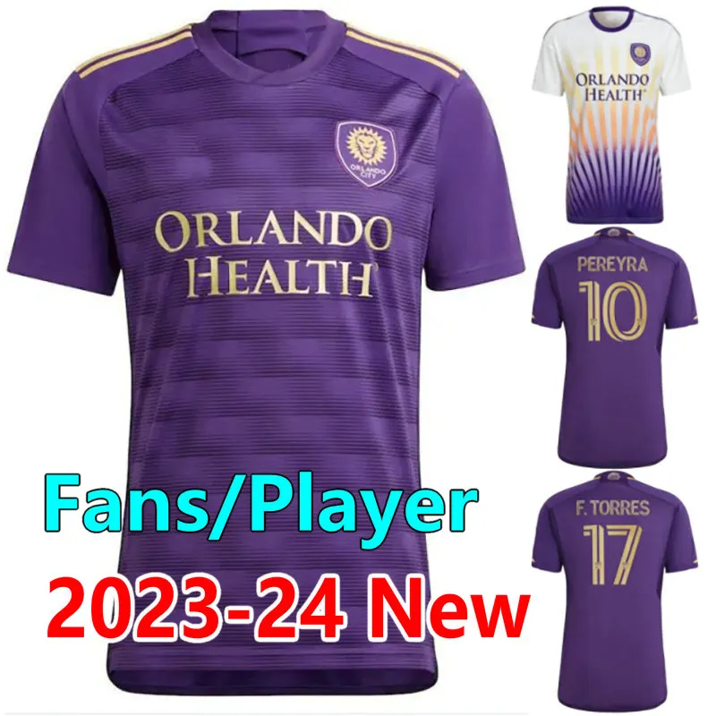 Orlando City SC No2 Spector Home Long Sleeves Soccer Club Jersey