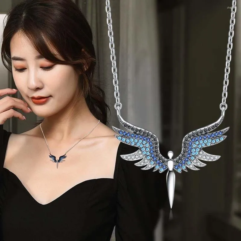 Chains Trendy Pendant Alloy Clavicle Chain Angel Adjustable Temperament Woman Necklaces Choker Korean Neck Jewelry