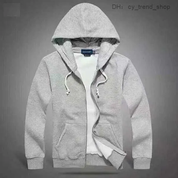 Polo New Mens Small Horse Polo Hoodies and Sweatshirts Autumn Winter Casual with a Hood Sport Jacket Men's 58