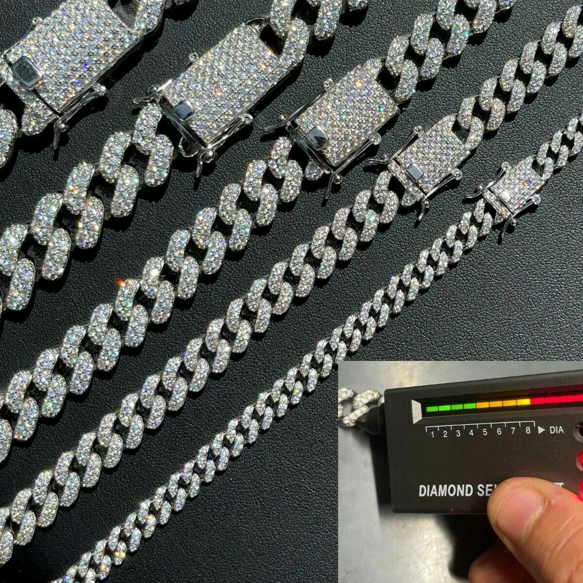 925 silver iced out chain deals