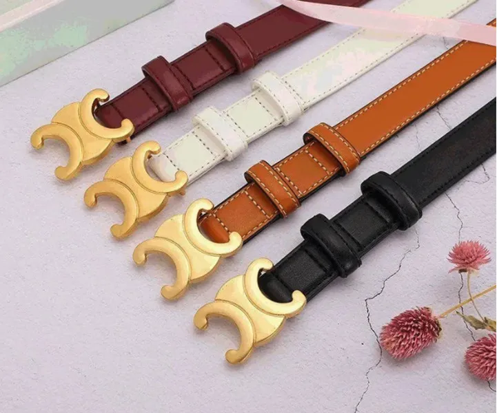 Consiglia un nuovo stile cintura famosa per artisti alla moda Cintura con fibbia liscia Design retrò Cinture a vita sottile per uomo Larghezza donna 2,5 cm di larghezza 3 colori Opzionale buona qualità