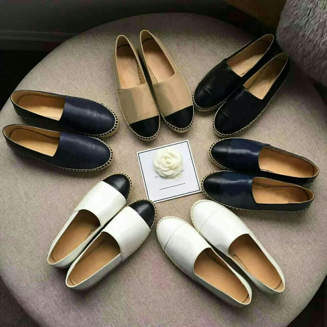 Mocassim alpargatas de couro de cordeiro jeans casual feminino designer clássico sapatos de viagem de férias sem cadarço